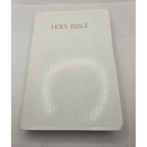 Holy Bible NKJV  Nelson White Bonded Leather Edition 1984